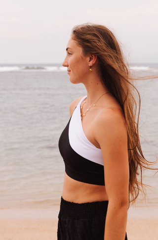 Asymmetric Bikini Top - Gym to Swim