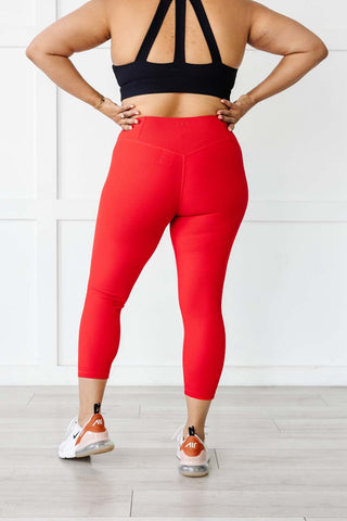 Red Tights, Leggings & Yoga Pants