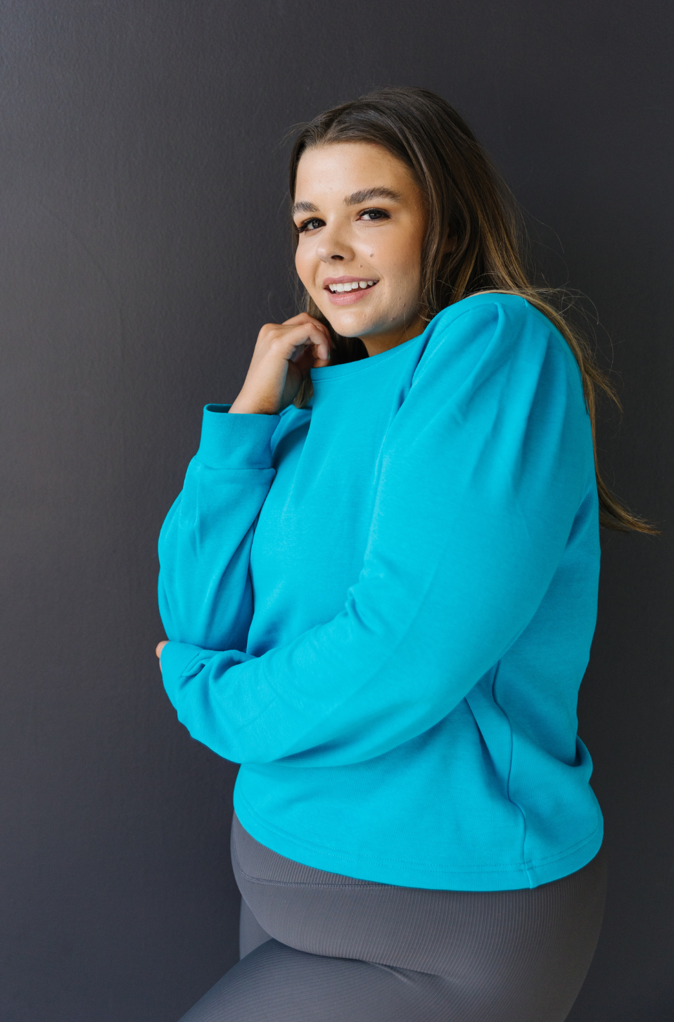Elegant Pullover in Bright Blue