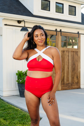 Crossover Bikini Top - Gym to Swim