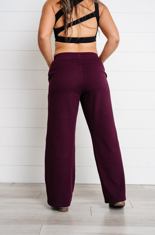 Everyday Fleece-Lined Wide Leg Pant