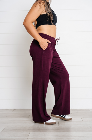 Everyday Fleece-Lined Wide Leg Pant