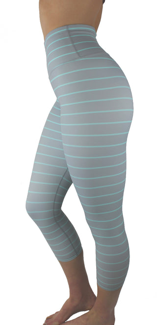Striped Capri - (Final Sale - XS-S ONLY)