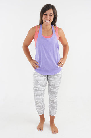 Heather Grey Braided Tank Top (Last Chance Color)