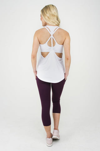 Heather Grey Braided Tank Top (Last Chance Color)