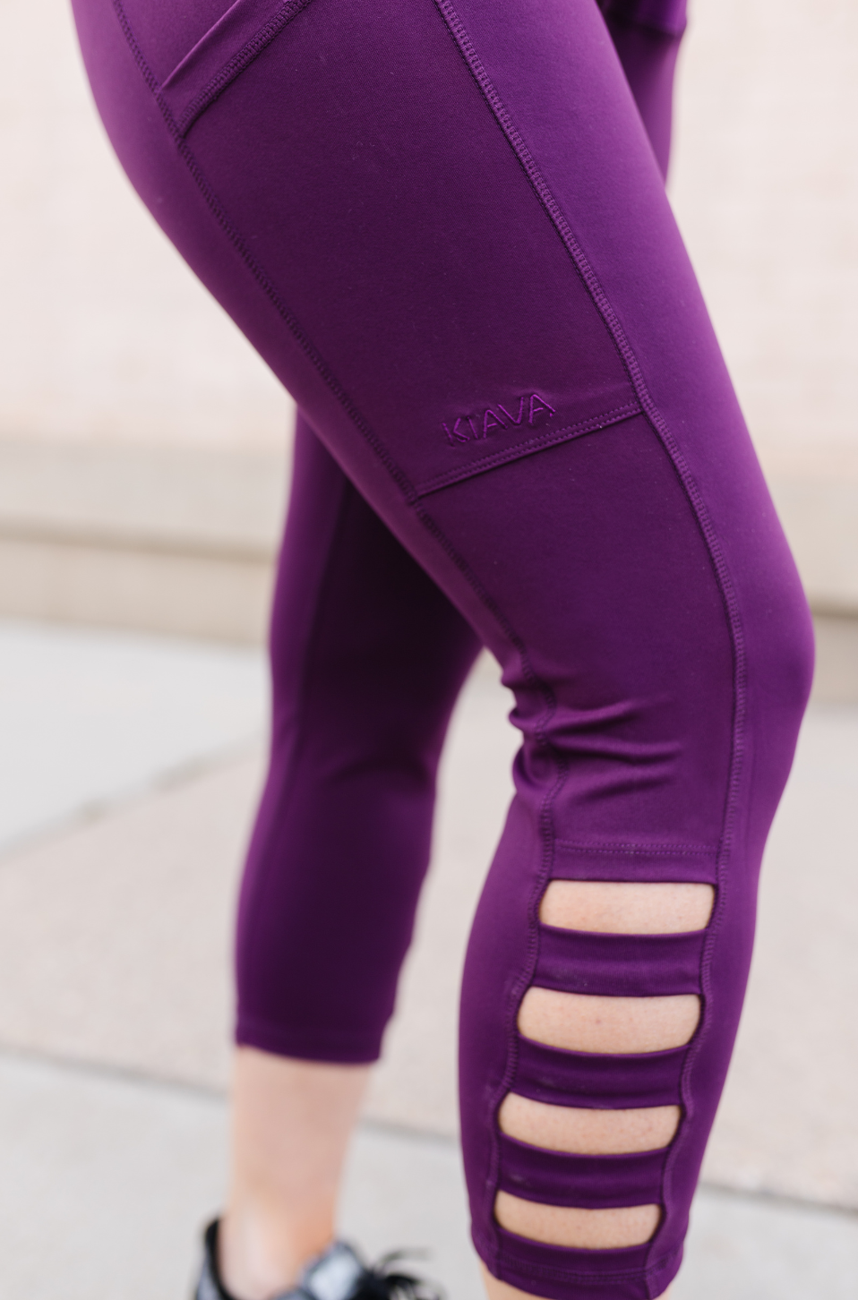 Buy SweatyRocks Women Legging Cutout Tie Cuff Slim Yoga Pants Jogger Workout  Tights Black at Amazon.in
