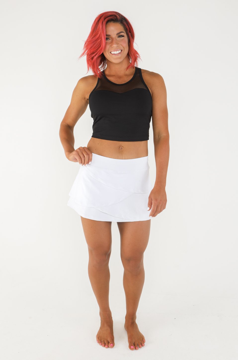 Pocket Petal Skort ALL SALES FINAL 3XL left KIAVAclothing
