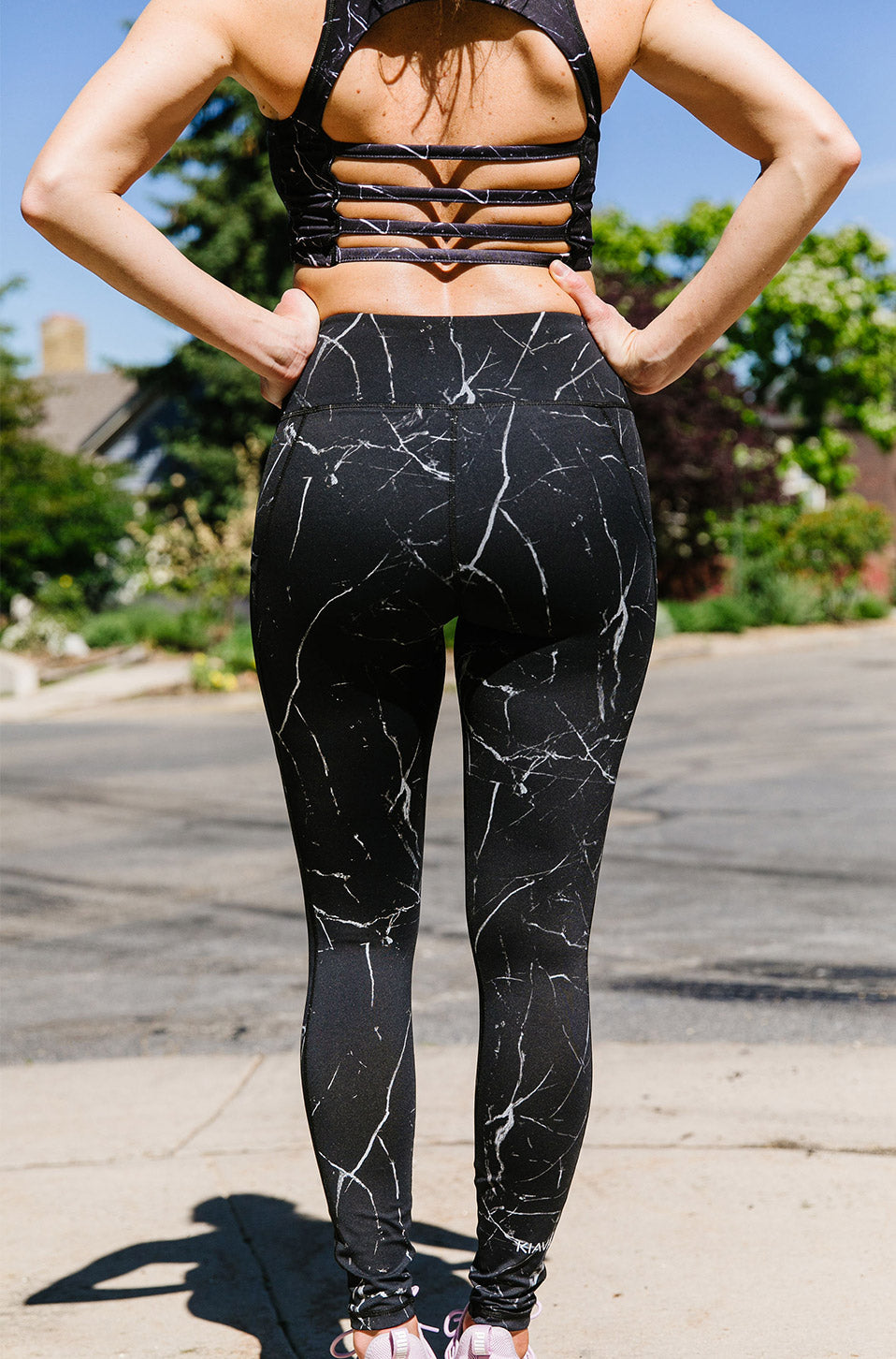 Marble clearance leggings workout