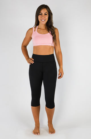 SoftLuxe Long Crop Top - Solid Black – Love and Fit
