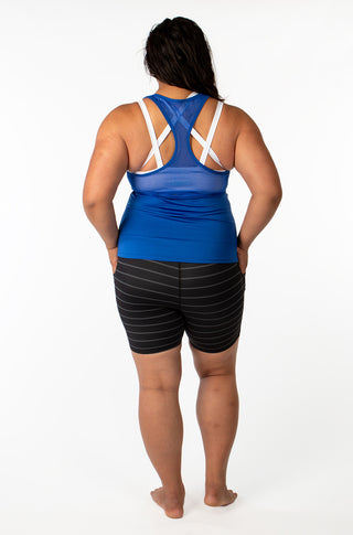 Women's Mesh Athletic Tank Top Criss Cross Back Yoga Shirts S-XL Till I  Collapse