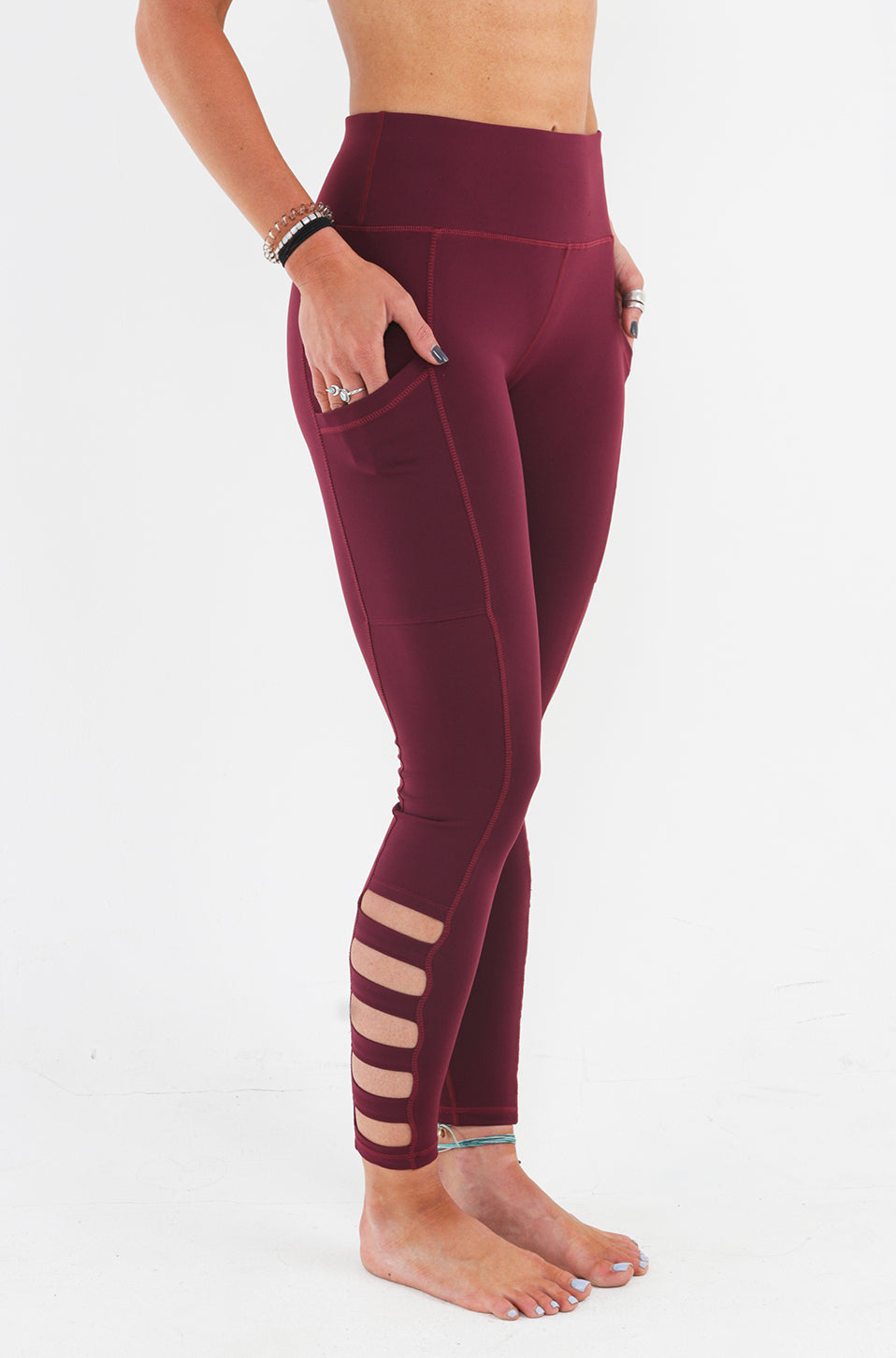 Cut out top leggings