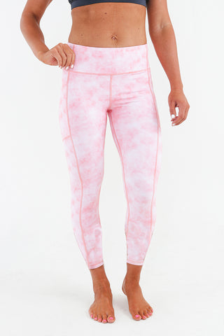 Lululemon Leggings Womens Small Pink Stripe Capri - $27 - From Kristen