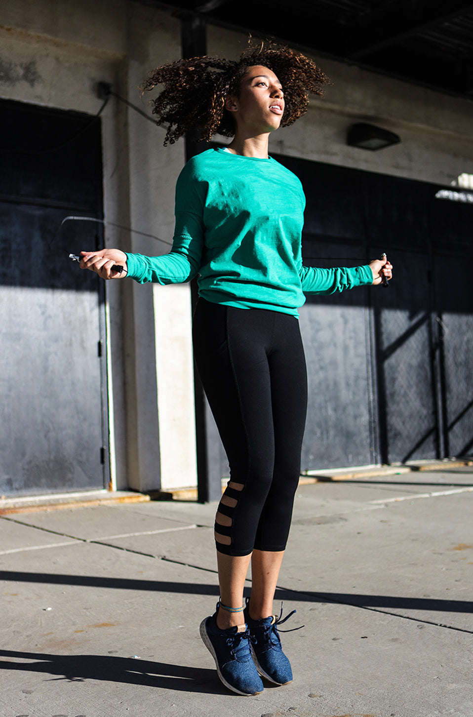 Cut out capri on sale leggings