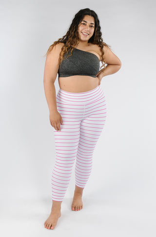 Capri Vertical Striped Leggings By Sourpuss Clothing – Another Way of Life