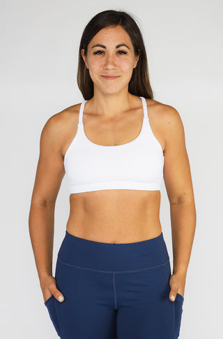 lululemon – Women's Energy Sports Bra Medium Support, B–D Cups – Color  White – Size 10, £38.00